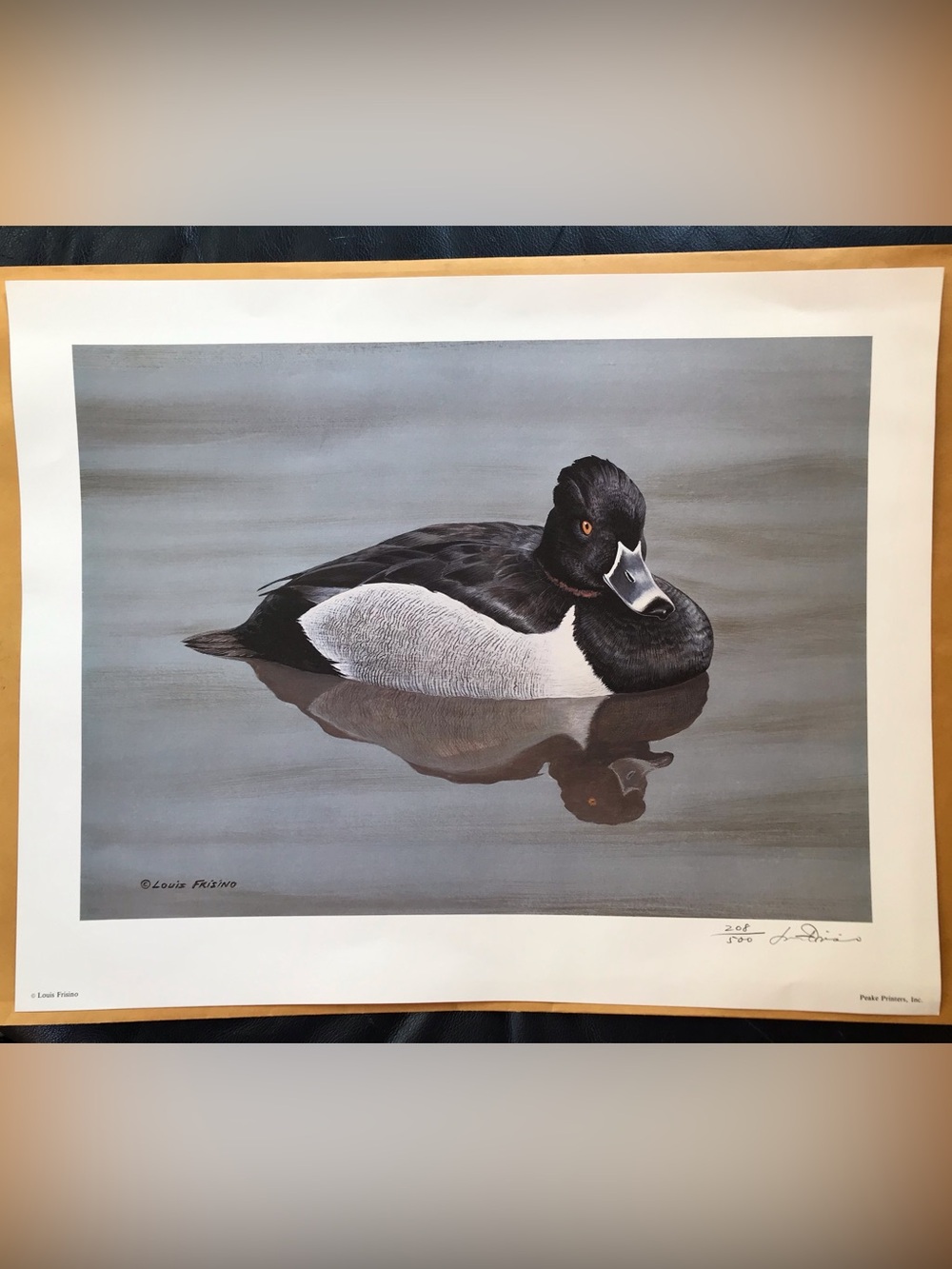 Signed Duck Print